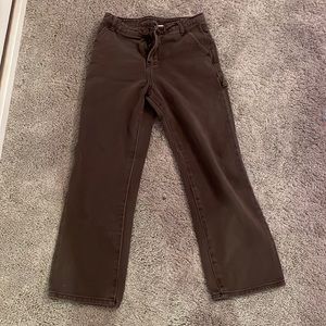 Brown straight jeans in very good condition only worn once